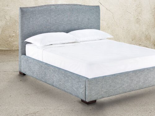 Victoria Curved Upholstered <span class="color">Blue</span>